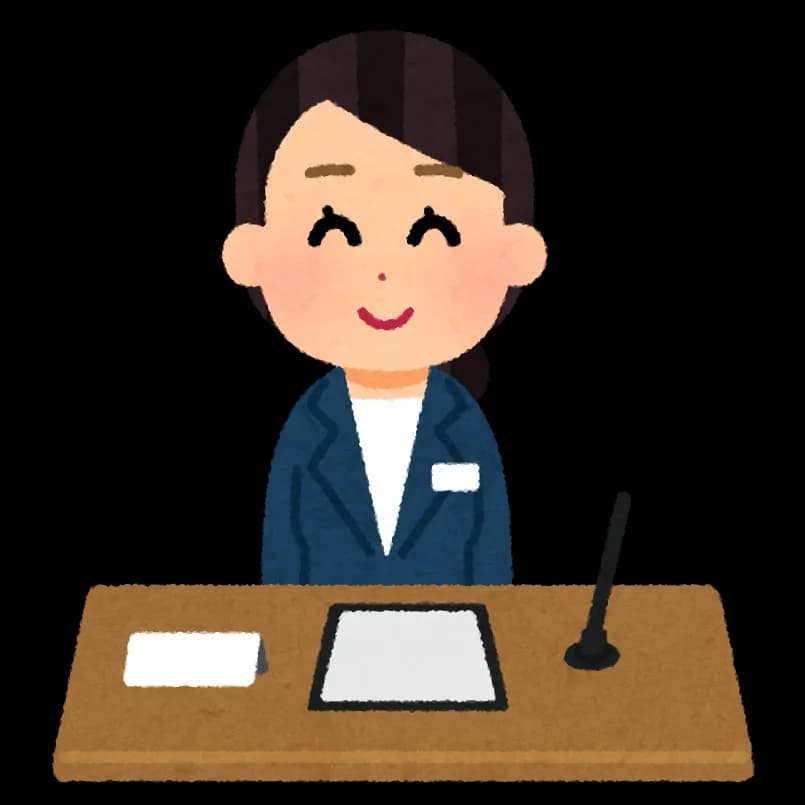 Japan hotel check-in