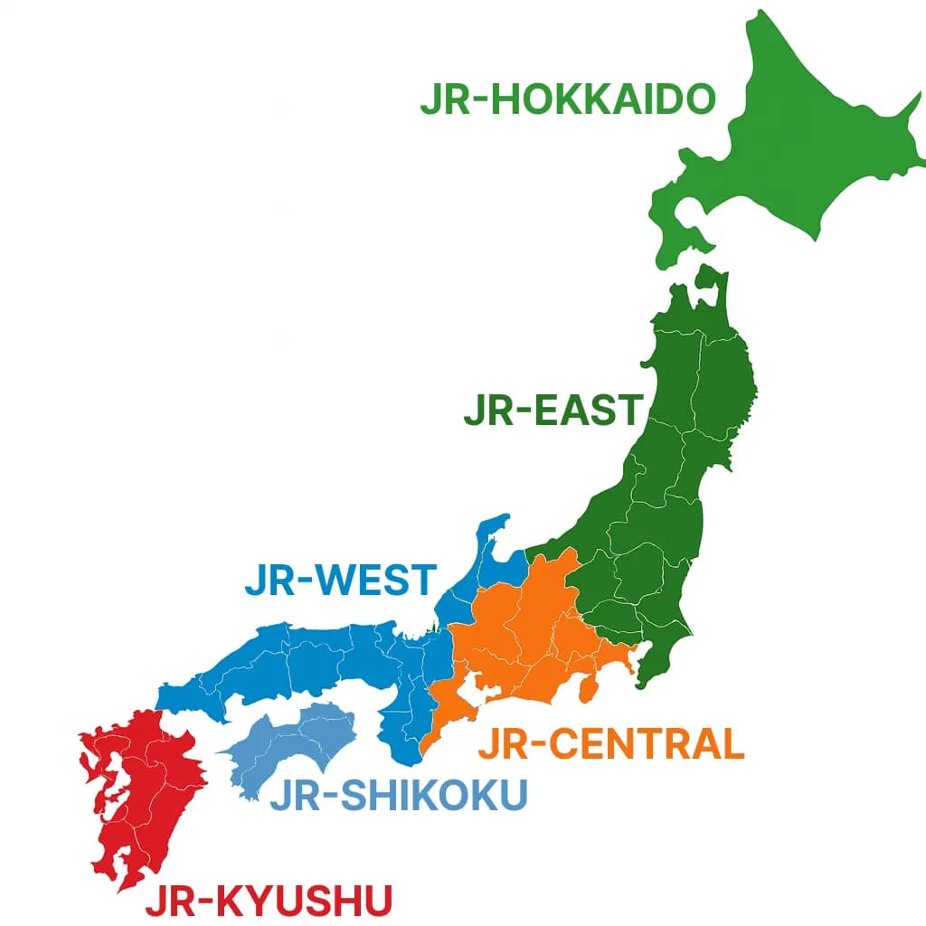 JR Pass regional areas