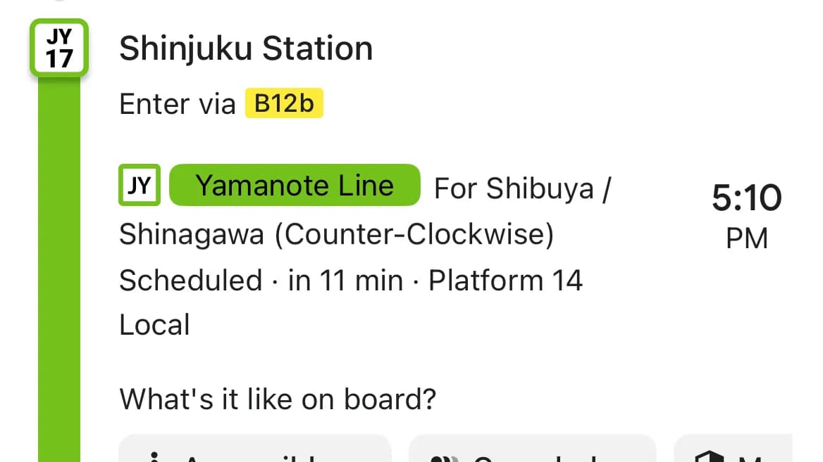 Japan Subway on Google Maps