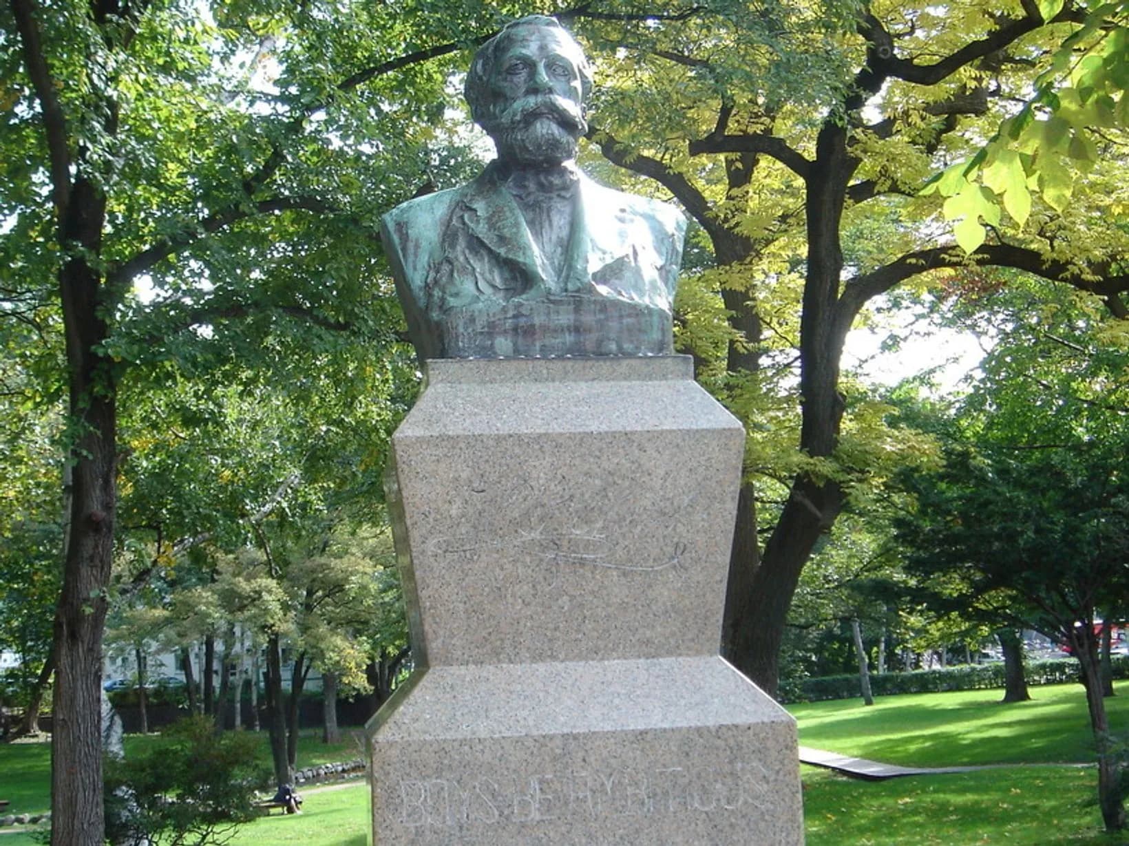 Dr. Clark Statue at Hokkaido University