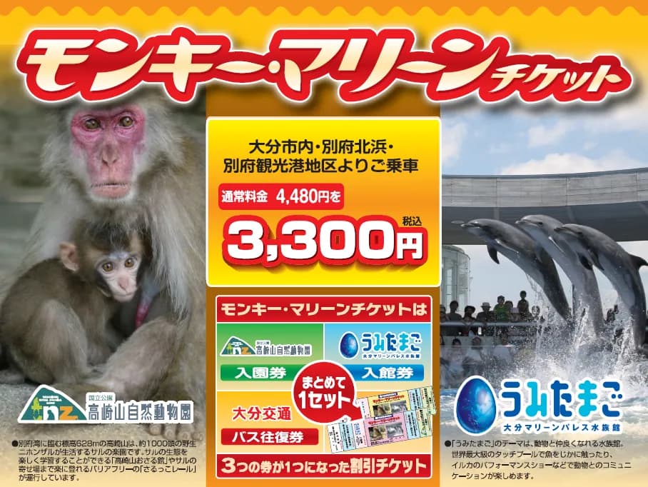 Monkey Marine Ticket